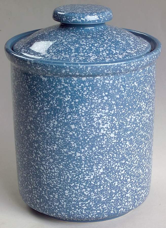 Ultrastone Country Blue Small Canister & Lid by Mikasa-1