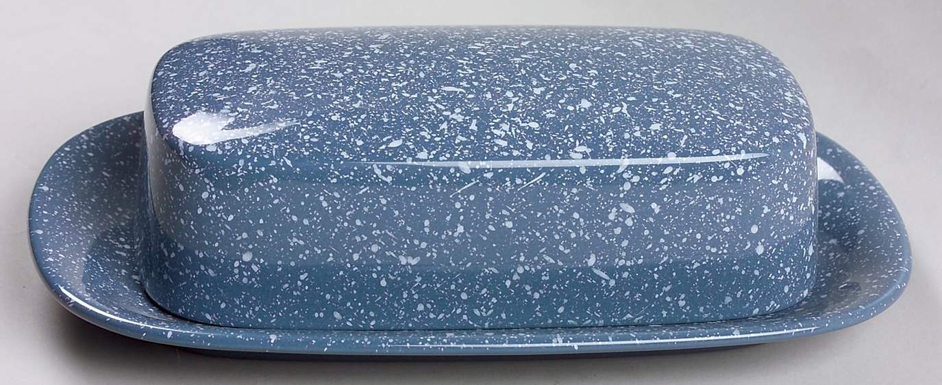 Ultrastone Country Blue 1/4 Lb Covered Butter by Mikasa-1