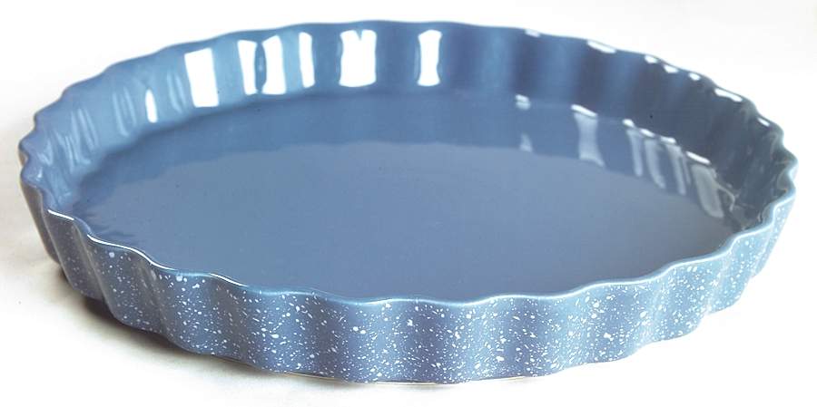Ultrastone Country Blue 10" Quiche by Mikasa-1