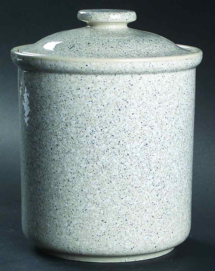 Ultrastone Beige Medium Canister & Lid by Mikasa-1