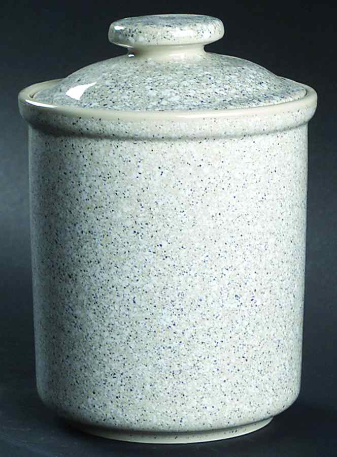 Ultrastone Beige Small Canister & Lid by Mikasa-1