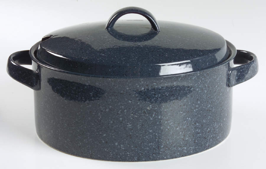 Ultrastone Blue Granite 2 Qt Round Covered Casserole by Mikasa-1