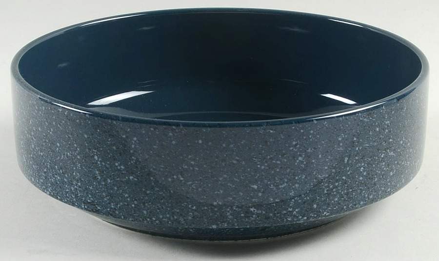Ultrastone Blue Granite 8" Round Vegetable Bowl by Mikasa-1