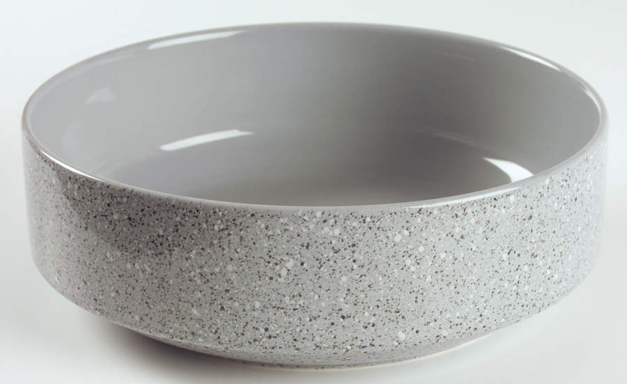 Ultrastone Grey 8" Round Vegetable Bowl by Mikasa-1