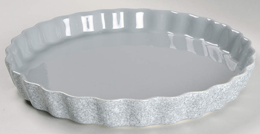 Ultrastone Grey 10" Quiche by Mikasa-1