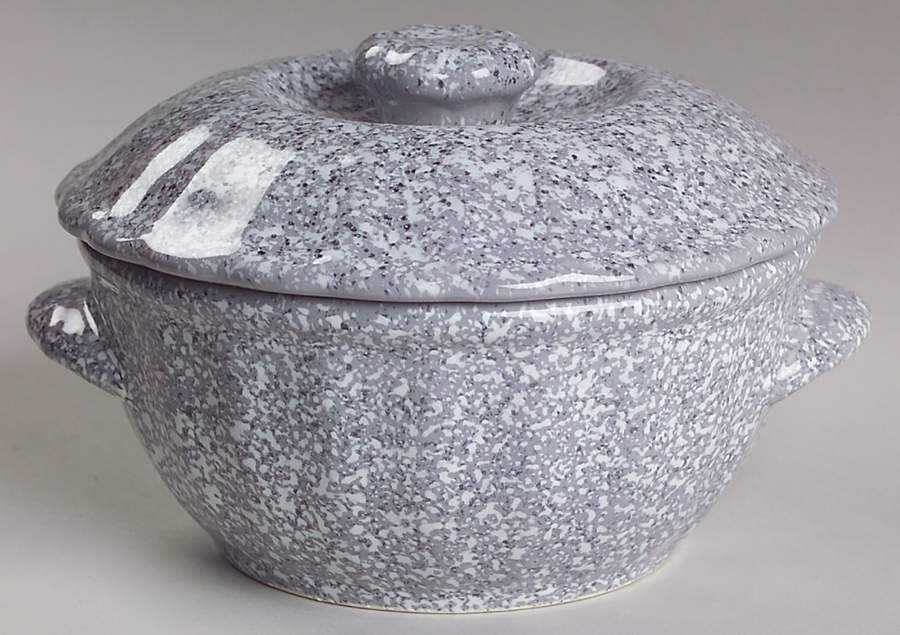 Ultrastone Grey Individual Casserole & Lid by Mikasa-1