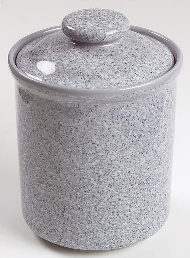 Ultrastone Grey Small Canister & Lid by Mikasa-1