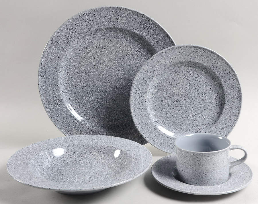 Ultrastone Grey 5 Piece Place Setting by Mikasa-1