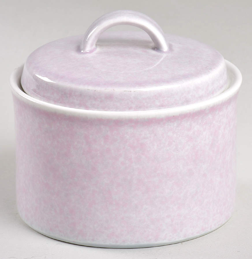 Ultrastone Pink Sugar Bowl & Lid by Mikasa-1