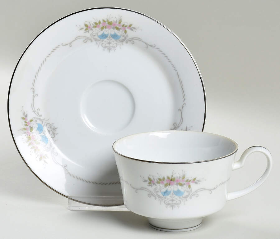 Ursula Flat Cup & Saucer Set by Mikasa-1