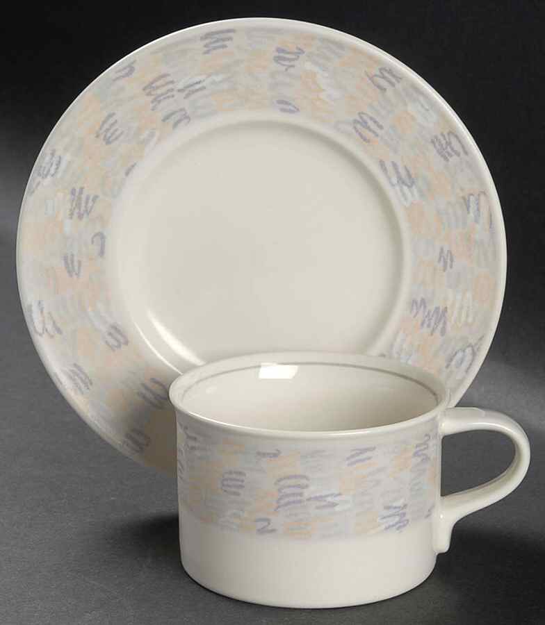 Van Gogh Flat Cup & Saucer Set by Mikasa-1