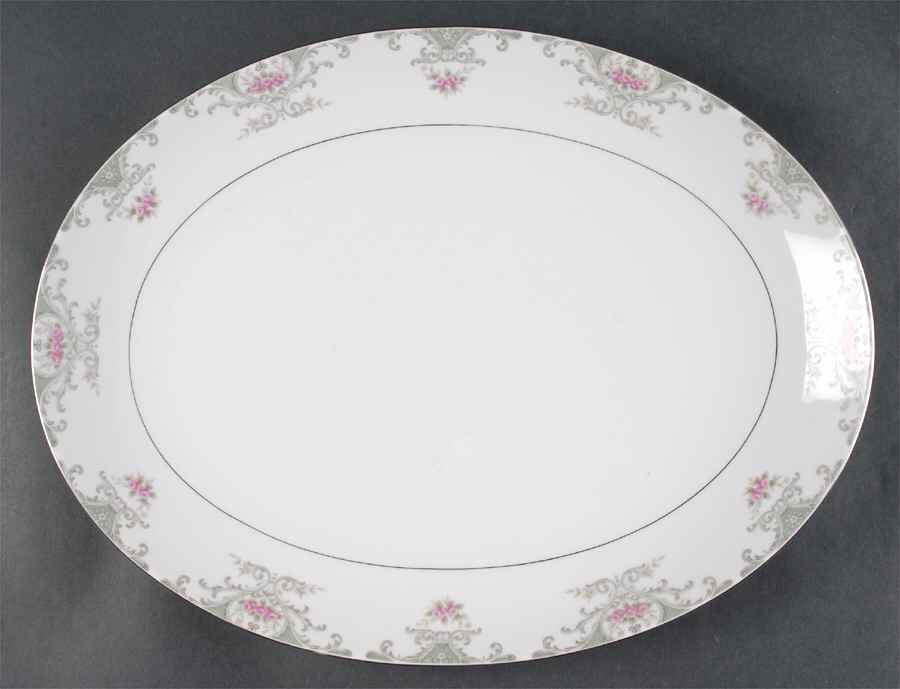 Valentine 16" Oval Serving Platter by Mikasa-1