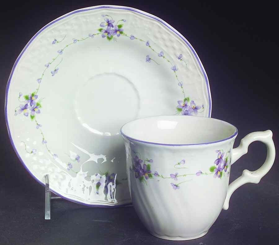 Valerie Flat Cup & Saucer Set by Mikasa-1