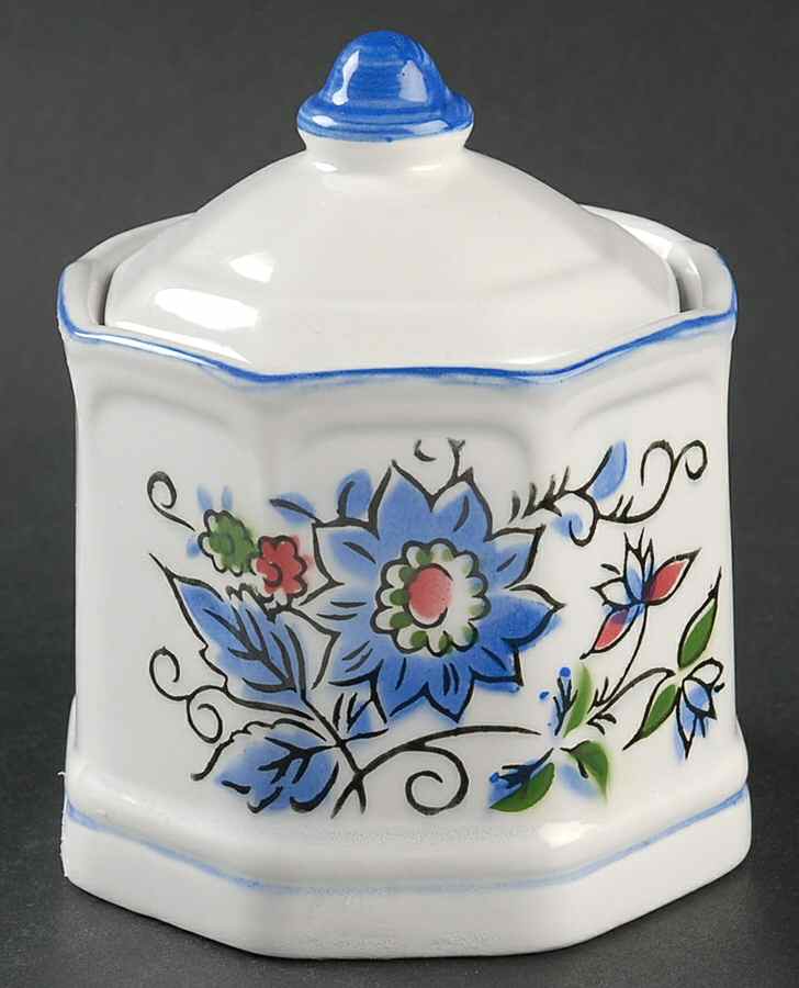 Valencia Sugar Bowl & Lid by Mikasa-1
