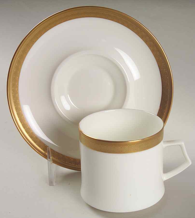 Vanderbilt Flat Cup & Saucer Set by Mikasa-1