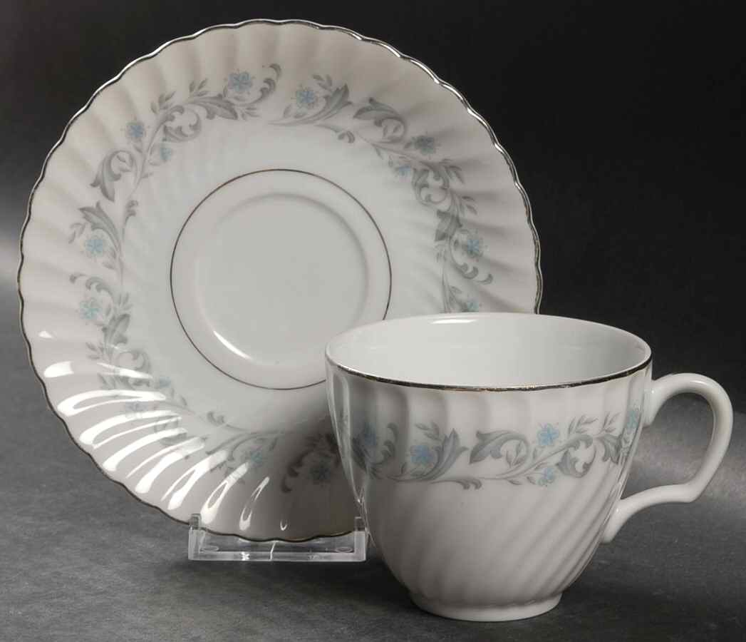 Vanessa Flat Cup & Saucer Set by Mikasa-1