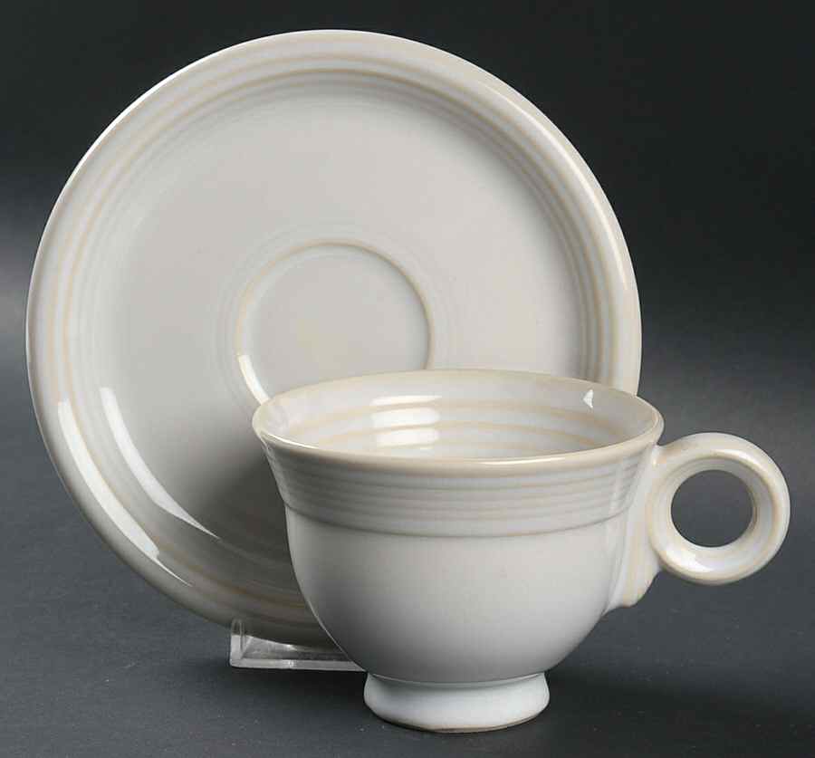 Vanilla Footed Cup & Saucer Set by Mikasa-1