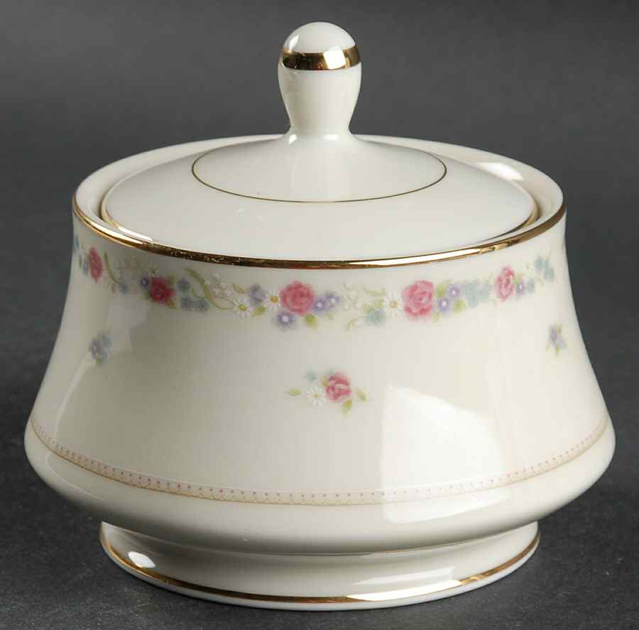 Vassar Rose Sugar Bowl & Lid by Mikasa-1