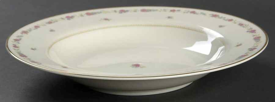 Vassar Rose Rim Soup Bowl by Mikasa-1