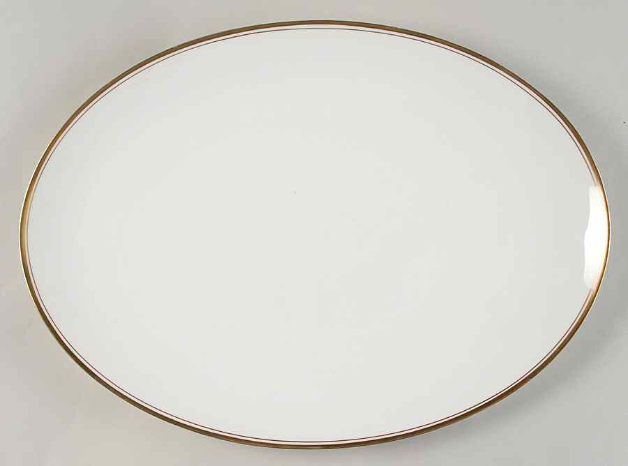 Vassar 14" Oval Serving Platter by Mikasa-1