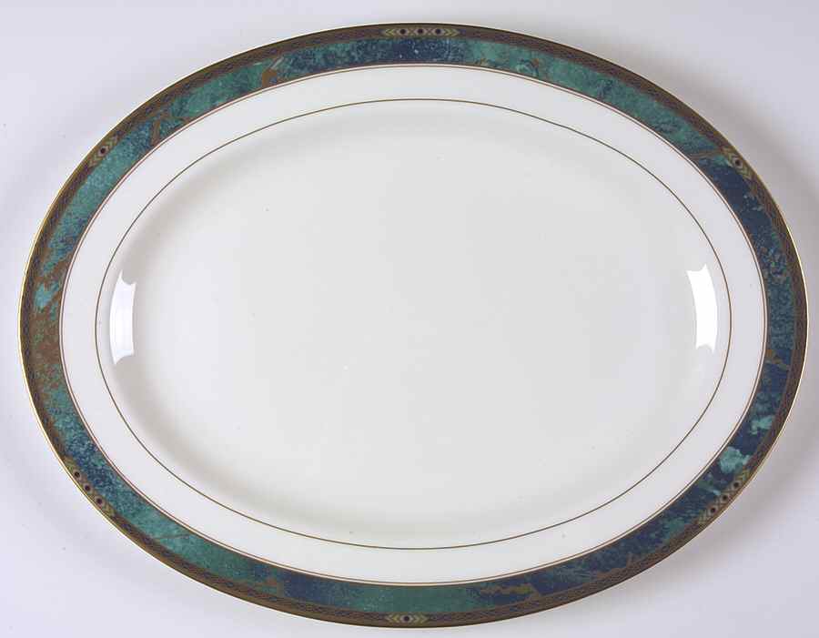 Venetian Court 14" Oval Serving Platter by Mikasa-1