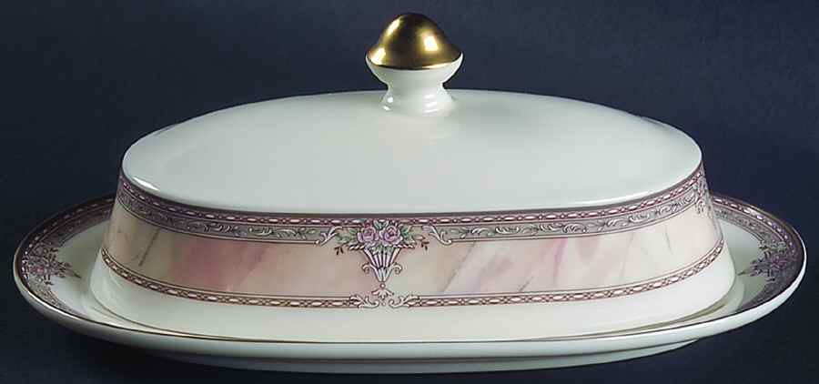 Venetian Marble 1/4 Lb Covered Butter by Mikasa-1
