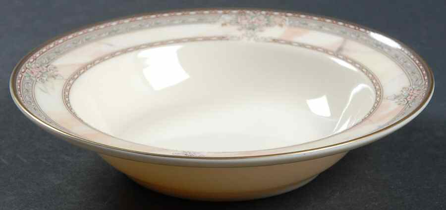 Venetian Marble Rim Fruit/Dessert (Sauce) Bowl by Mikasa-1