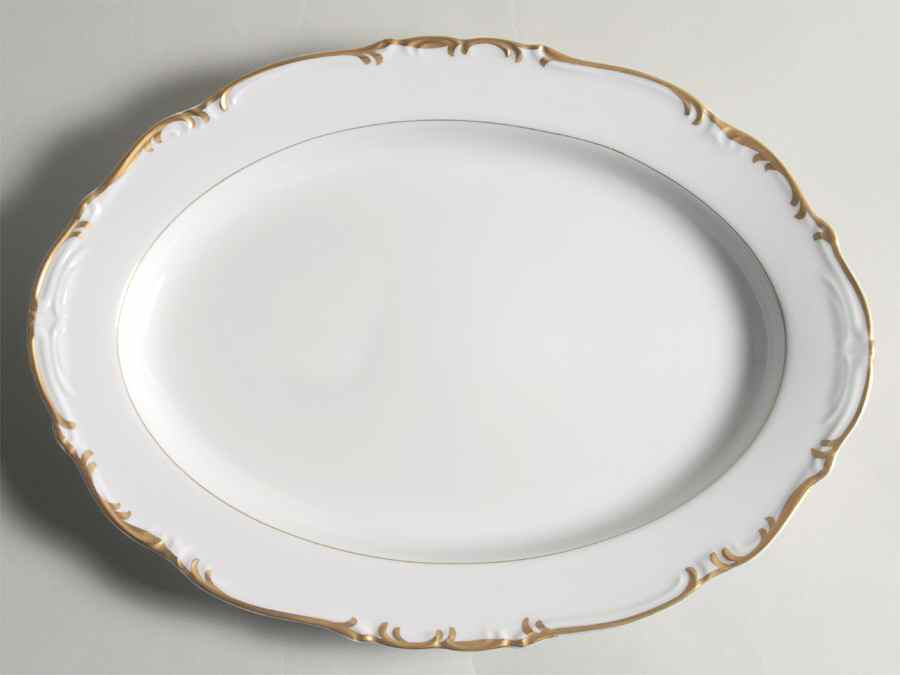 Venice 14" Oval Serving Platter by Mikasa-1