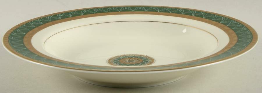 Ventana Emerald Rim Soup Bowl by Mikasa-1