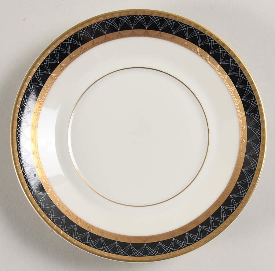 Ventana Onyx Saucer by Mikasa-1