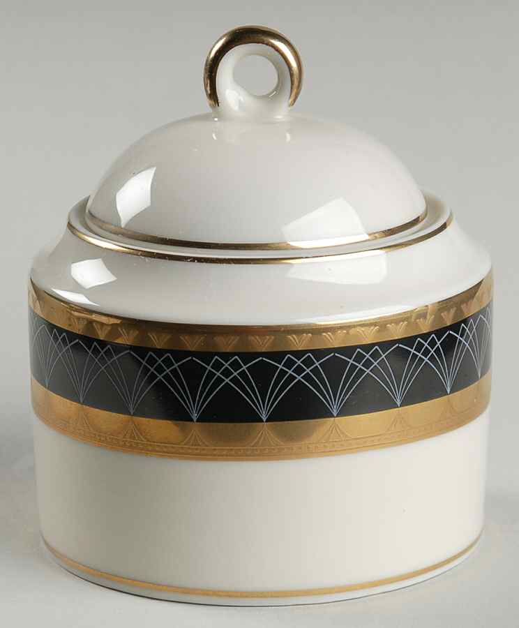 Ventana Onyx Sugar Bowl & Lid by Mikasa-1