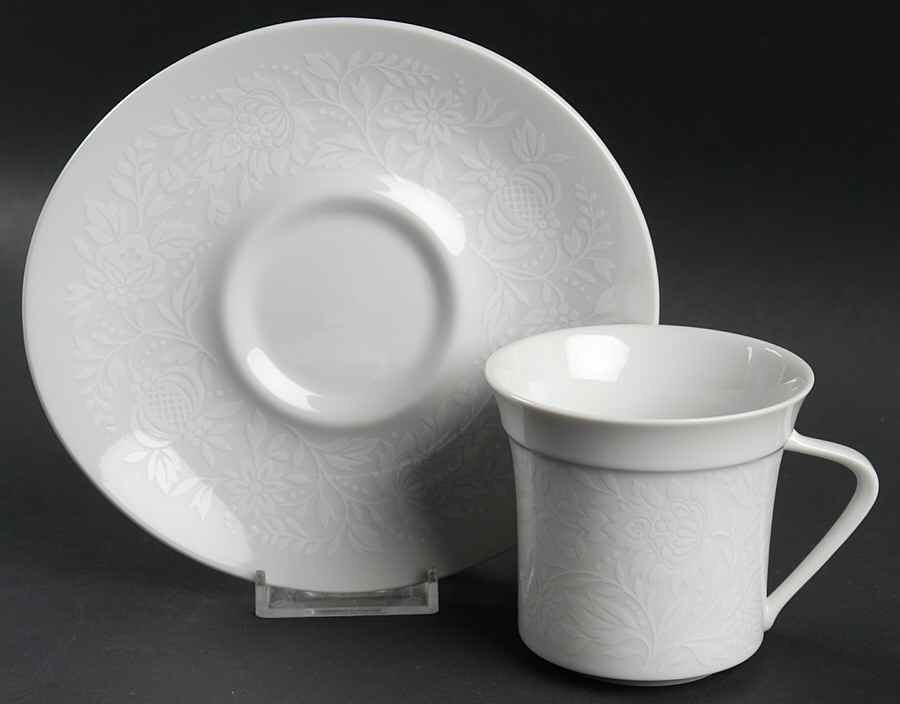 Venus Flat Cup & Saucer Set by Mikasa-1