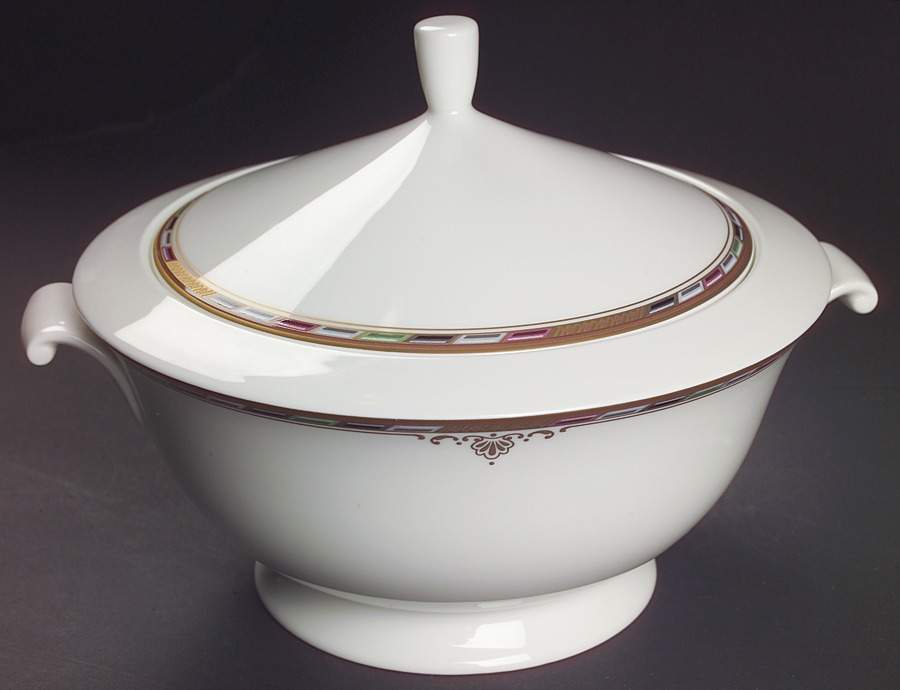 Venetian Palace Round Covered Vegetable by Mikasa-1