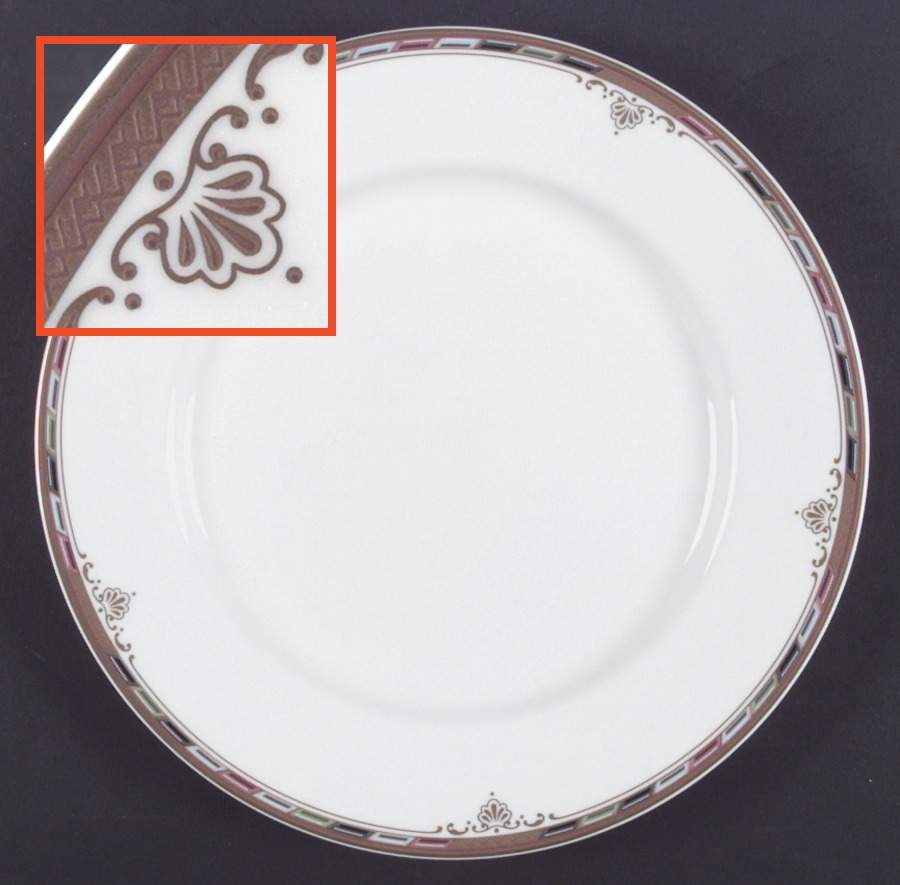 Venetian Palace Dinner Plate by Mikasa-1