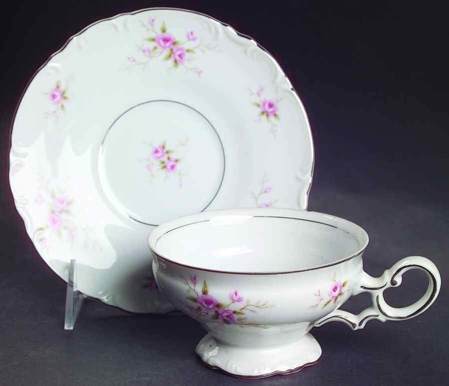 Versailles Footed Cup & Saucer Set by Mikasa-1