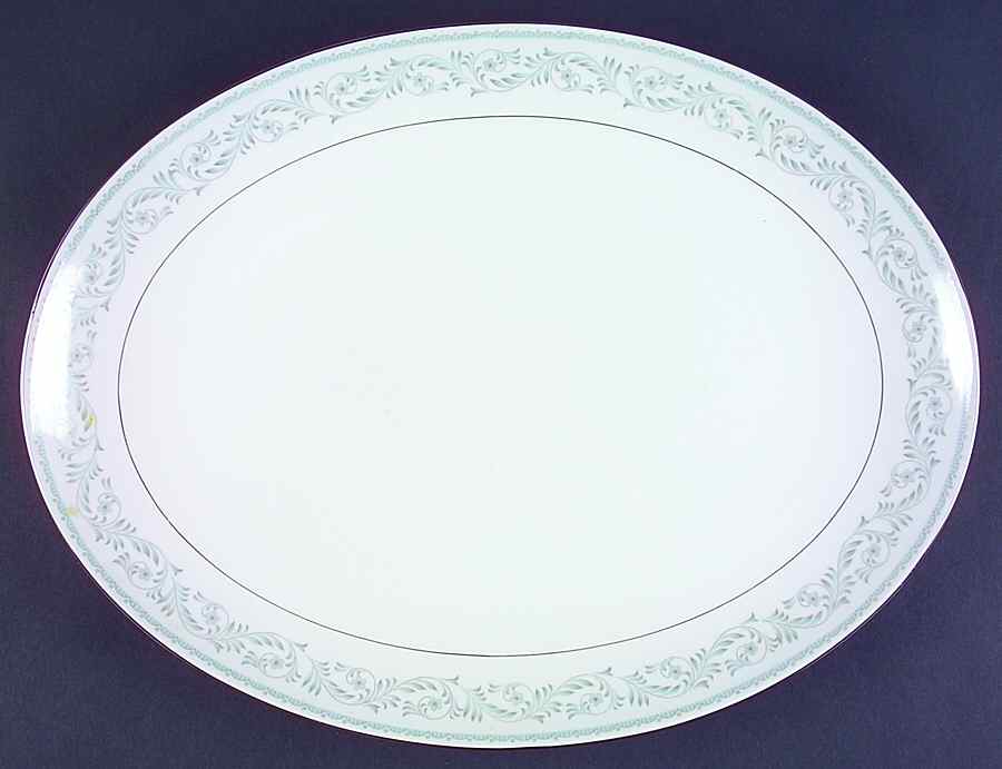 Vernon 16" Oval Serving Platter by Mikasa-1