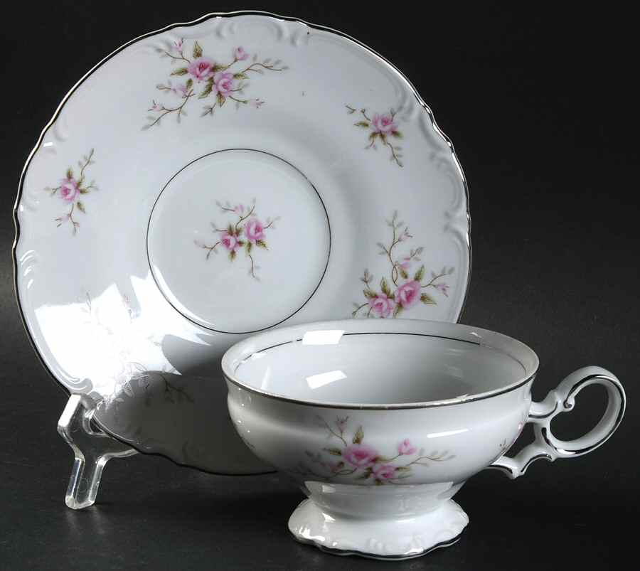 Versailles Footed Cup & Saucer Set by Mikasa-1