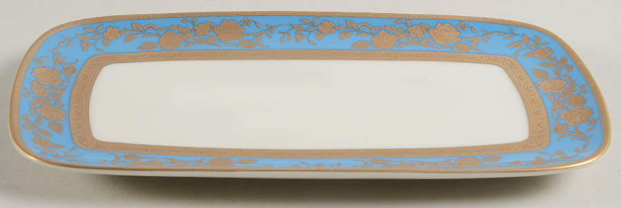 Victorian Blue Butter Tray by Mikasa-1