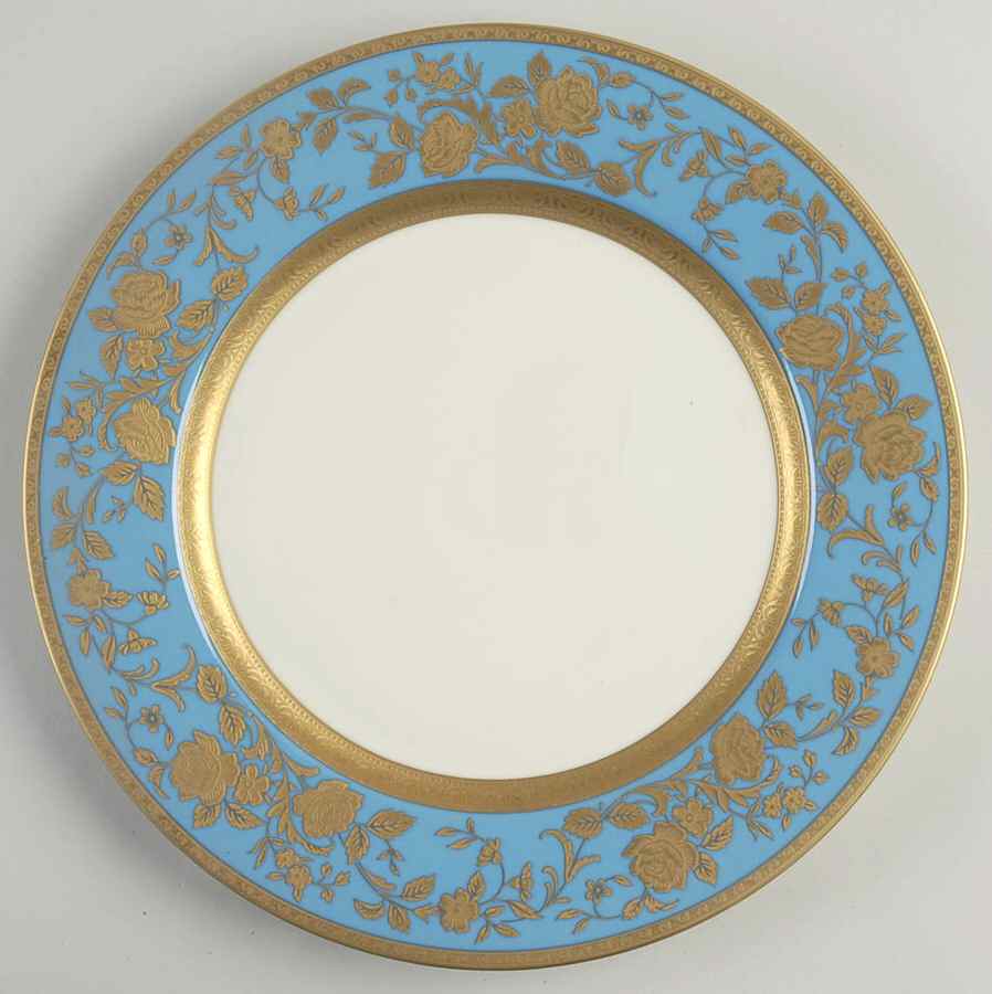 Victorian Blue 12" Chop Plate (Round Platter) by Mikasa-1