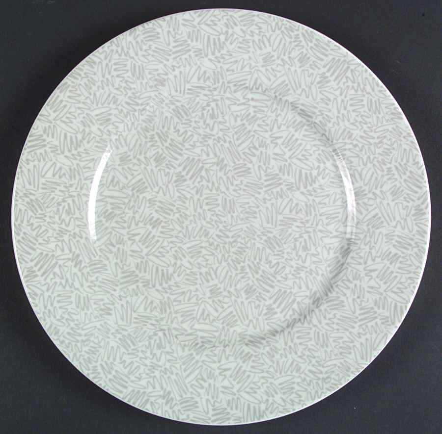 Vibrations Gray Dinner Plate by Mikasa-1