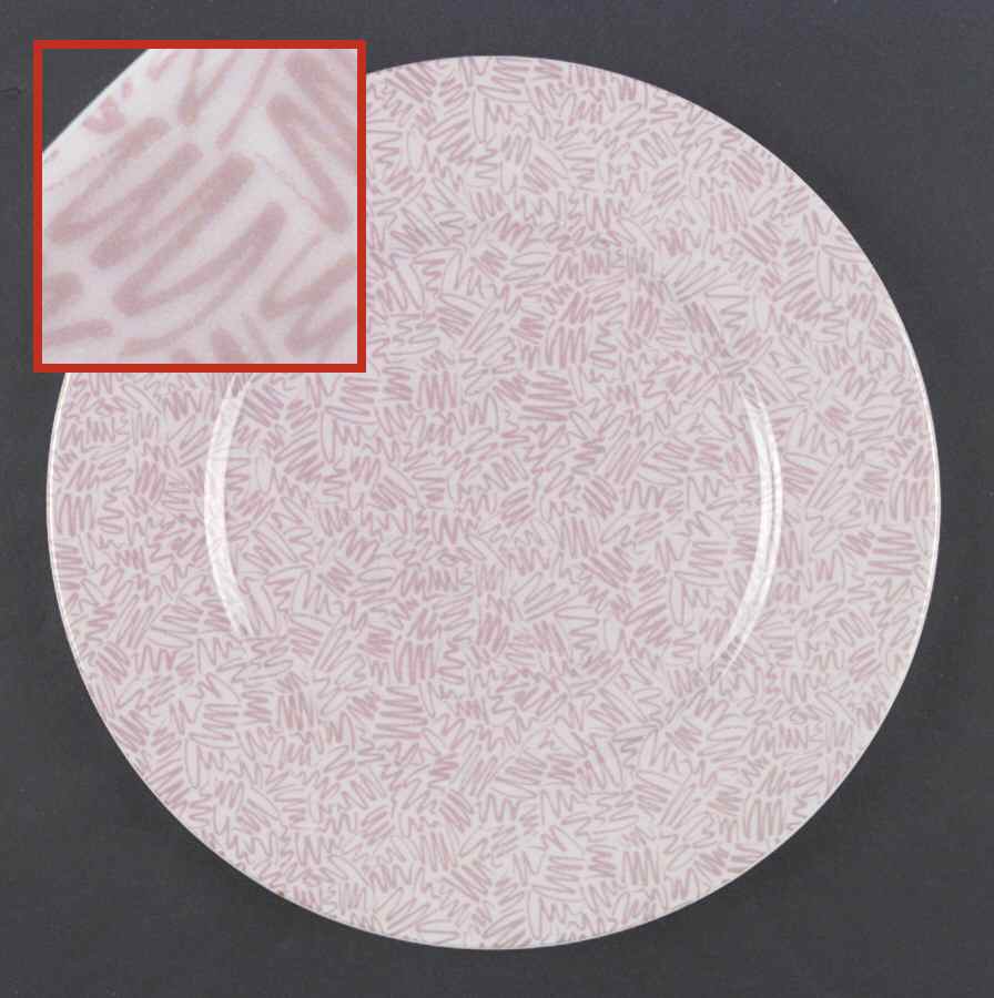 Vibrations Pink Dinner Plate by Mikasa-1