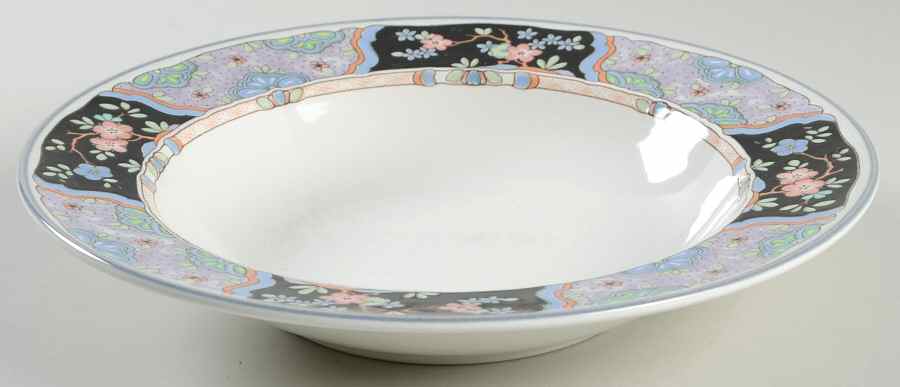 Villa Brunella Large Rim Soup Bowl by Mikasa-1