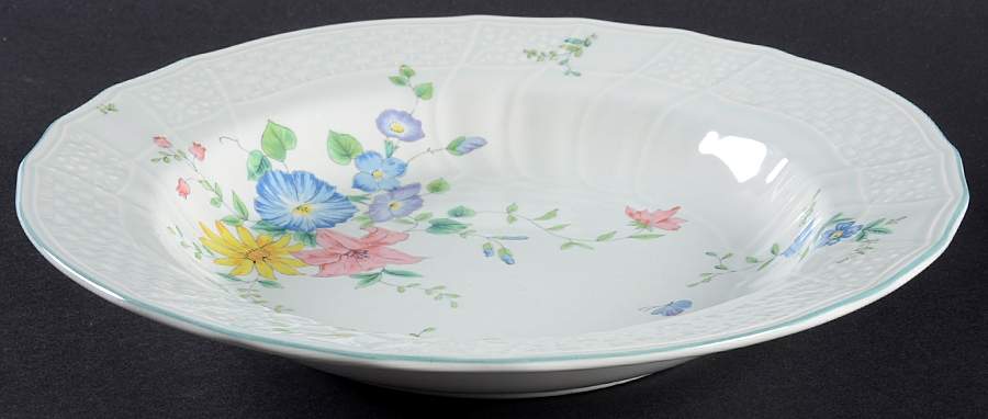 Victoria Large Rim Soup Bowl by Mikasa-1