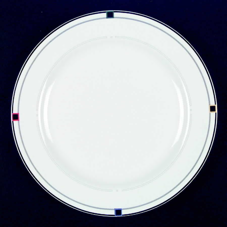 Vintage Circle Dinner Plate by Mikasa-1