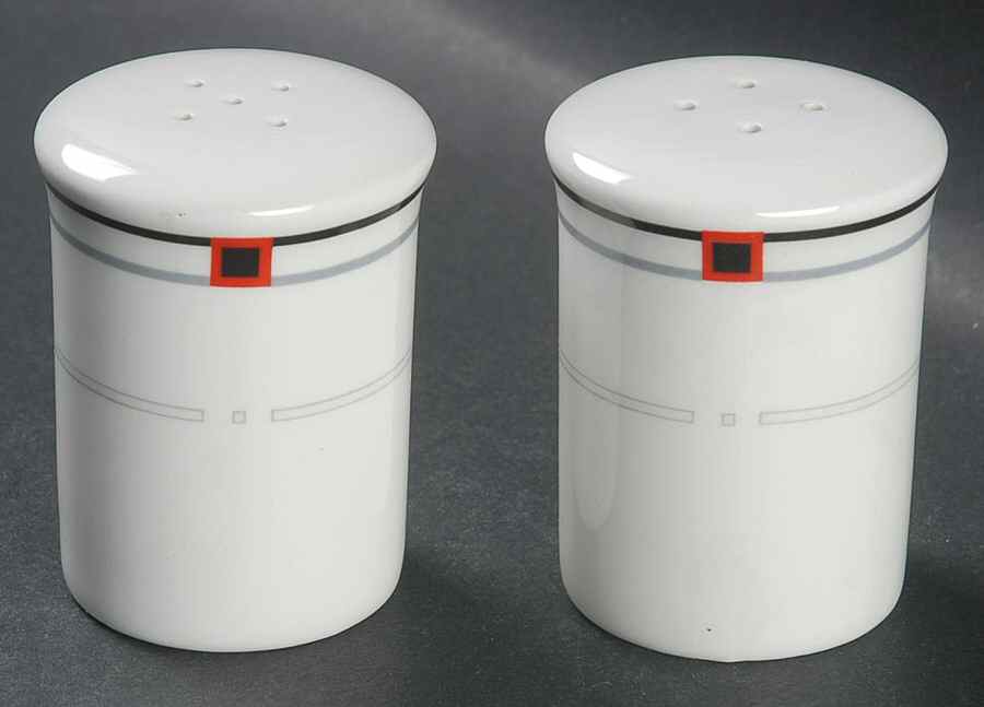 Vintage Circle Salt & Pepper Set by Mikasa-1