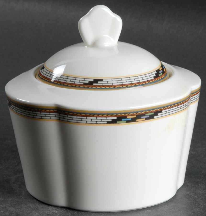 Villa Cora Sugar Bowl & Lid by Mikasa-1