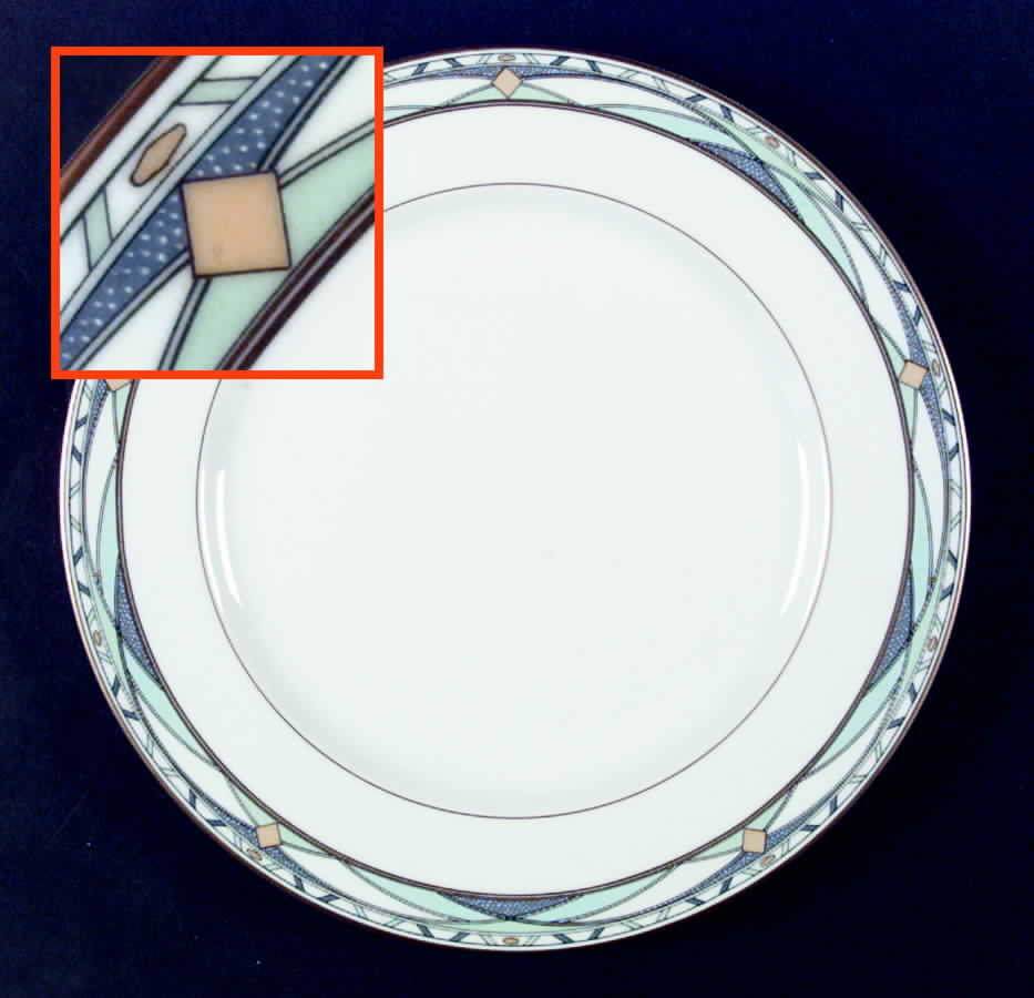 Vintage Gold Dinner Plate by Mikasa-1