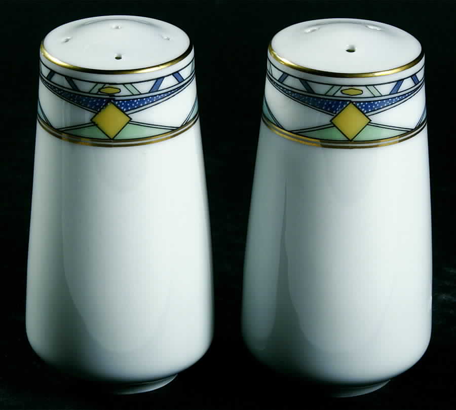 Vintage Gold Salt & Pepper Set by Mikasa-1