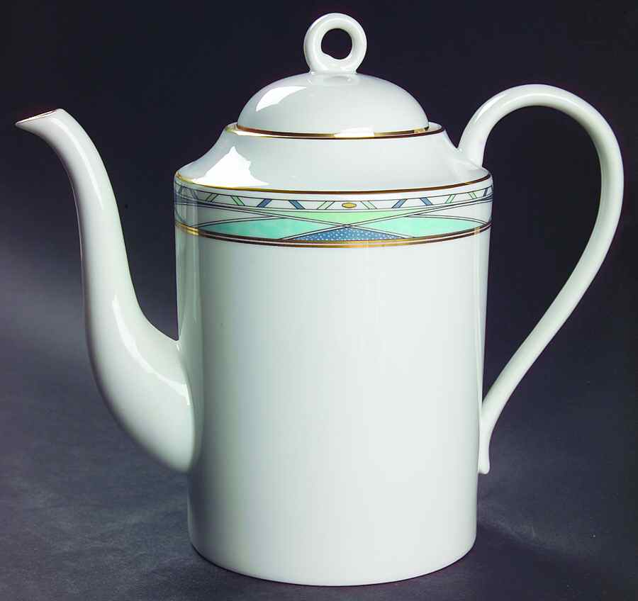 Vintage Gold Coffee Pot & Lid by Mikasa-1