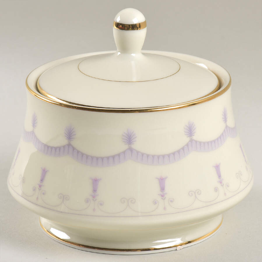 Villa Sugar Bowl & Lid by Mikasa-1